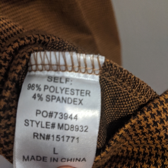 Le lis mini dress tweed pattern belted - Picture 3 of 5